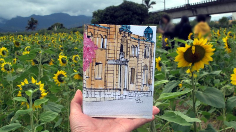 手繪原稿手冊 北海道的旅行 - 筆記本/手帳 - 紙 
