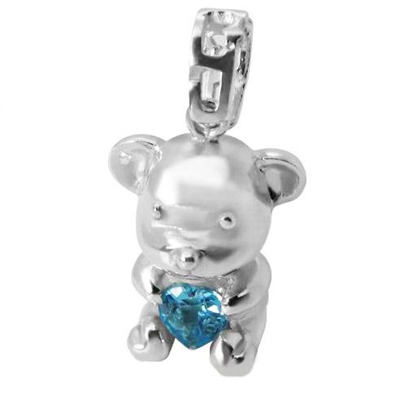 Guardian-Sweetheart Bear - Necklaces - Other Metals 
