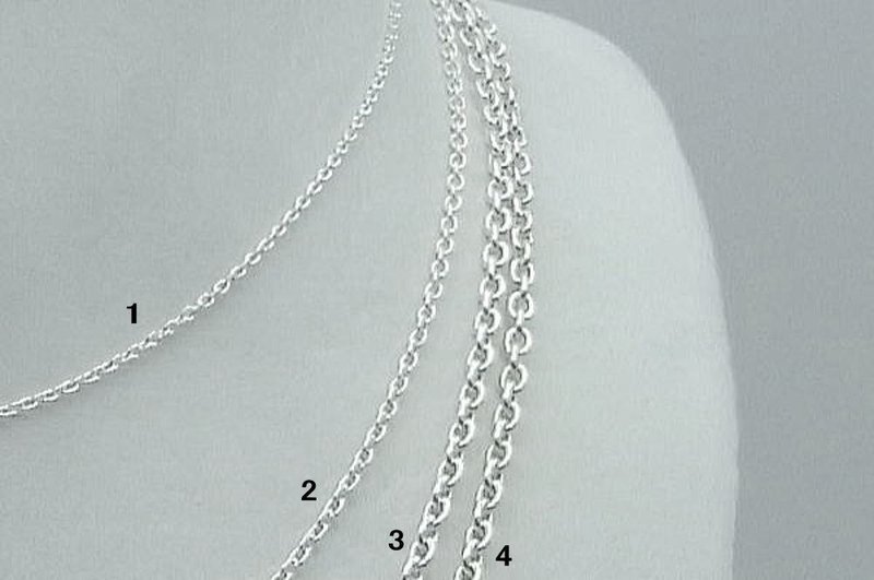 siver925製チェーン - 項鍊 - 銀 銀色