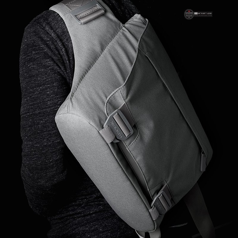 Bluelounge 小信差袋 - 灰色 - 14 吋 Macbook Pro - 側背包/斜背包 - 其他人造纖維 灰色