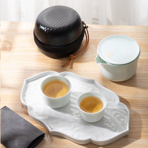 茶道具　青滋茶器 　新品 Amazon｜中国茶器 青磁15点 中国茶道具 工夫茶 DX フルセット