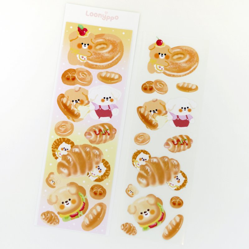 Bread sticker - 貼紙 - 紙 多色
