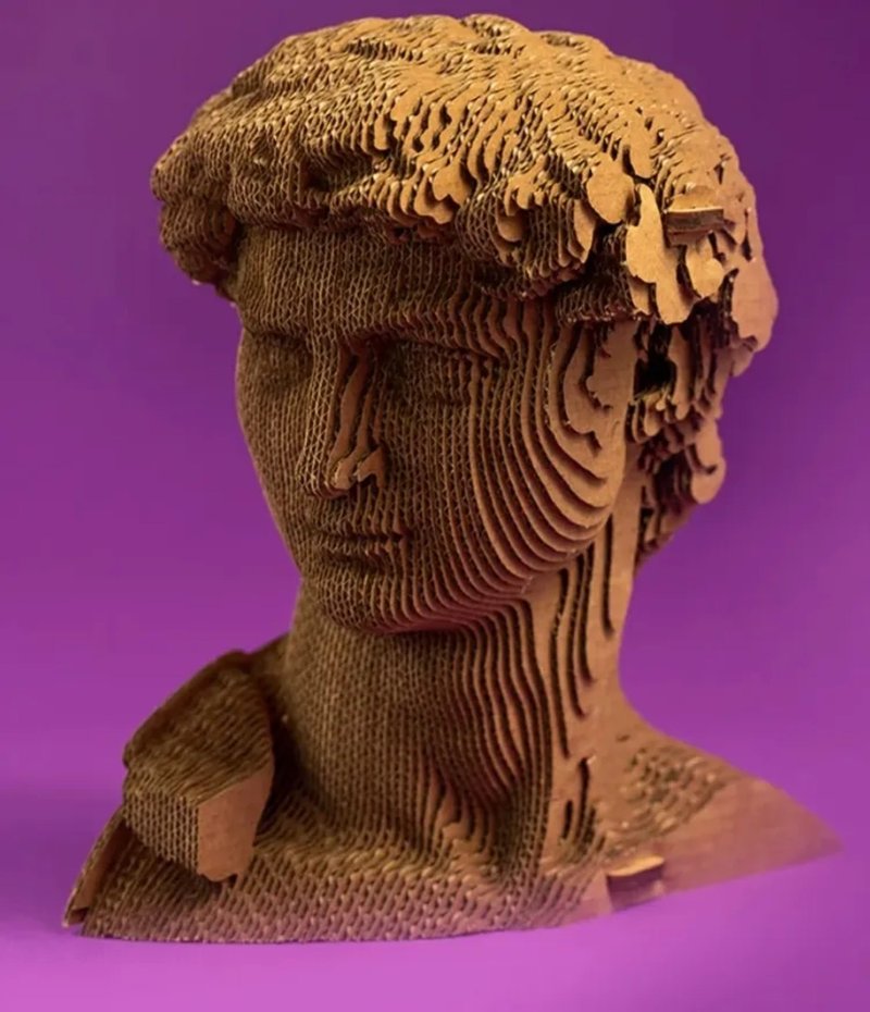Cartonic - DAVID 大衛雕像 3D立體拼圖 - 拼圖 - 其他材質 