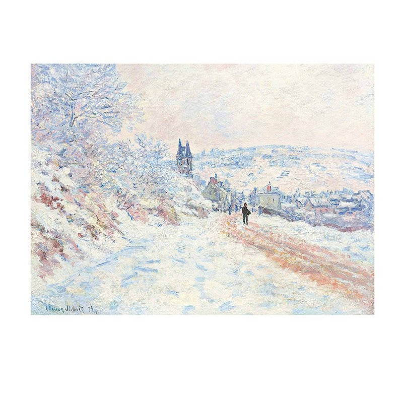【印象派掛畫】莫內 Monet: 雪景 - 海報/掛畫/掛布 - 紙 
