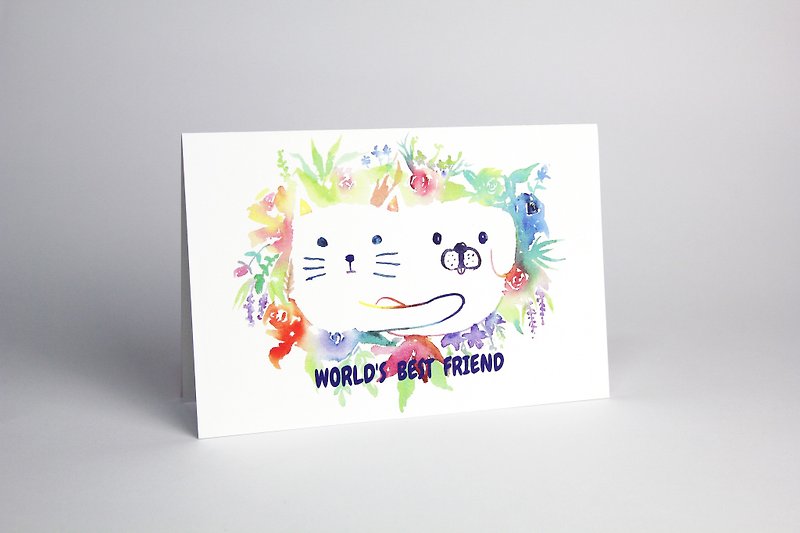 World's Best Friend Universal Card/Blessing Card/Birthday Card/Thank You Card/Graduation Gift - Cards & Postcards - Paper 