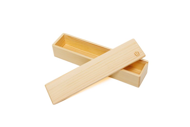 Beech portable cutlery box (cutlery not included) - ช้อนส้อม - ไม้ สีนำ้ตาล