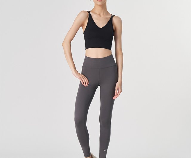 GLADE.】Naked aloe full-length women's yoga pants (space gray