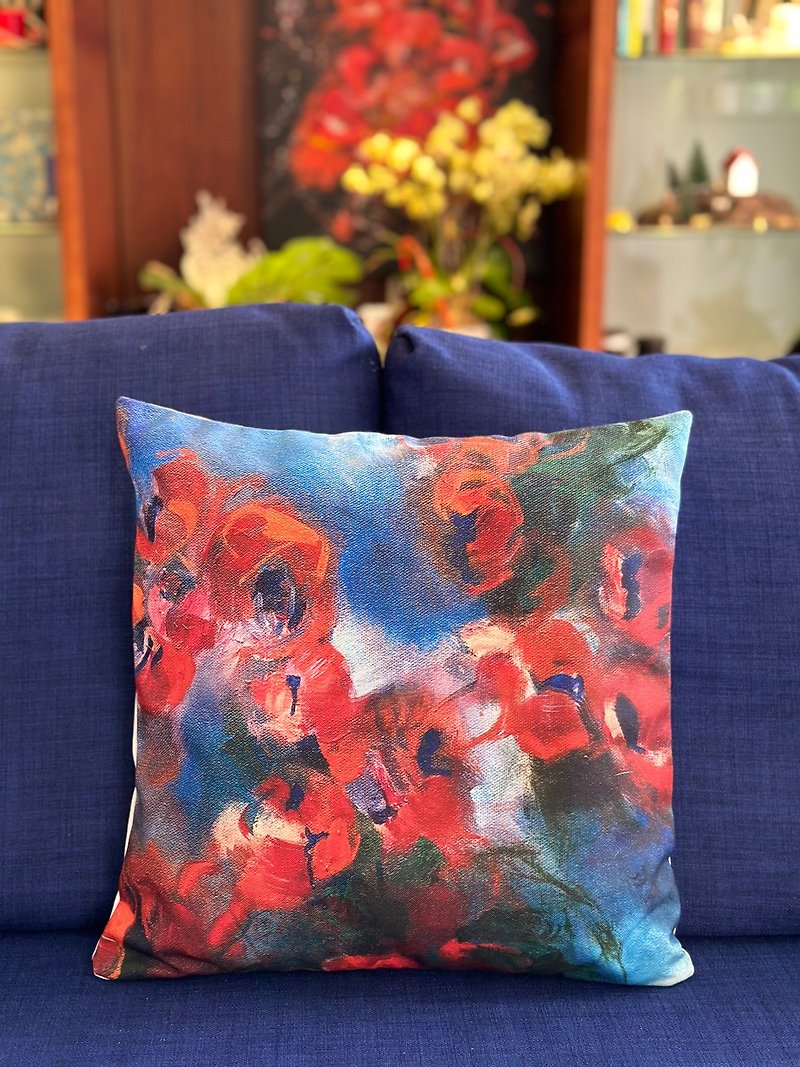 Floral  Cushion Covers - Pillows & Cushions - Cotton & Hemp Multicolor