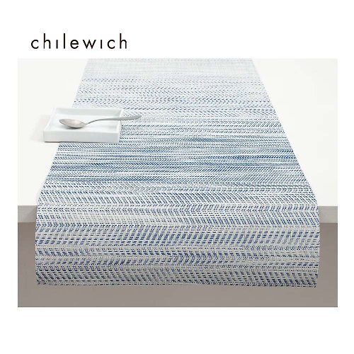 Chilewich WAVE 波紋系列桌旗 36 × 183 cm - 藍