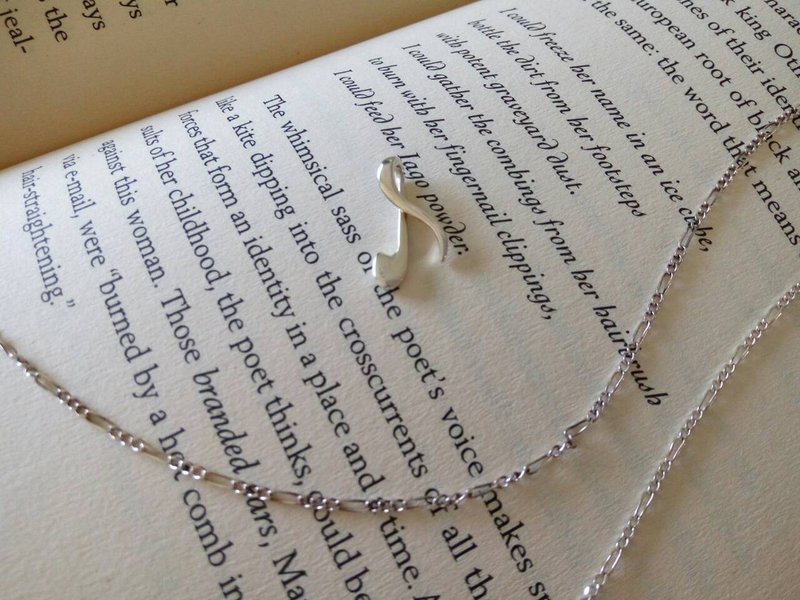 FUGUE 自由探戈- 八分音符項鍊 - 音樂項鍊 - 925純銀項鍊 - 項鍊 - 純銀 銀色