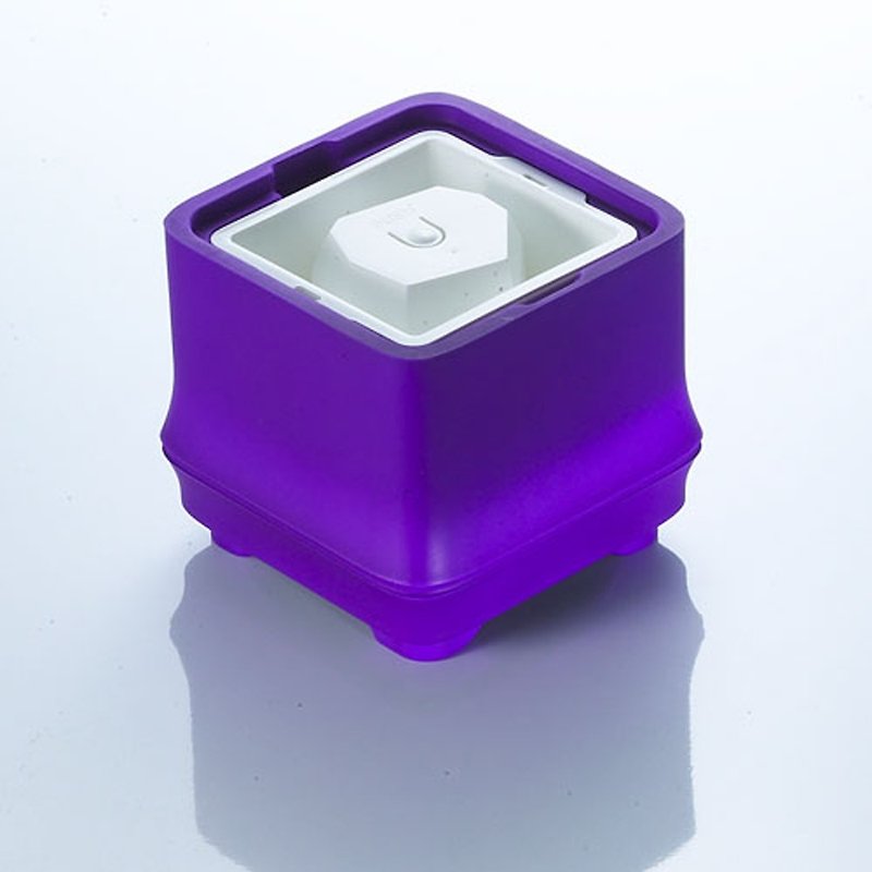 POLAR ICE Polar Ice Box Square Bamboo Series-Angle Ice (Purple) - Cookware - Plastic Purple