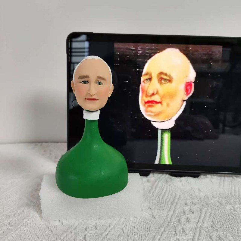 客制化人物公仔 人偶 3D人像畫 似顏繪 肖像 定制 生日 紀念 禮物 - 公仔/玩偶 - 黏土 多色