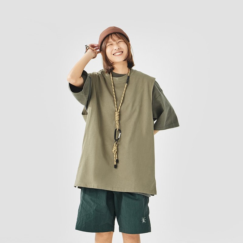 TopBasics 日系純棉背心 - 男裝背心 - 棉．麻 灰色
