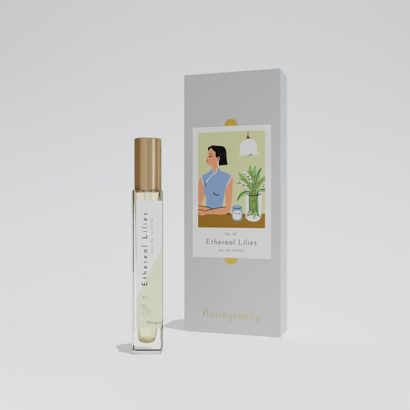 【No.82 空靈鈴蘭】香水 鈴蘭|水香|風信子|巴利香梨|依蘭依蘭 - 香水/香膏 - 其他材質 綠色