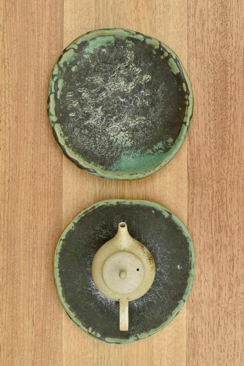 陶事 山痕系列 壺承 - 茶壺/茶杯/茶具 - 陶 