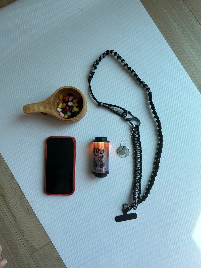 日系黑輕量化傘繩褙帶ft.cargo掛鉤 - 掛繩/吊繩 - 尼龍 
