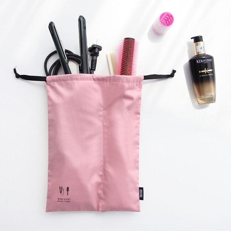 ICONIC Travel Separated Drawstring Pocket - Makeup Accessories - Pink, ICO52538 - กระเป๋าเครื่องสำอาง - พลาสติก สึชมพู