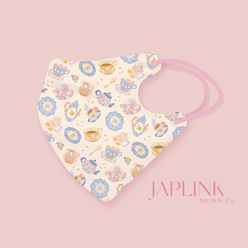【標準】JAPLINK HEPA 高科技水駐極 立體醫療口罩- 下午時光 - 口罩/口罩收納套 - 聚酯纖維 粉紅色