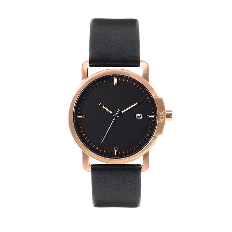 Minimal Watches : Ocean Project - Ocean03-Black - นาฬิกาผู้หญิง - กระดาษ สีทอง