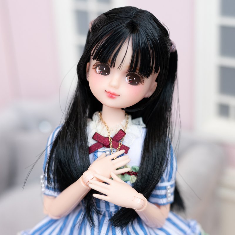 キャッスル製 リカちゃん　メイクカスタム *Inga* - 公仔/玩偶 - 橡膠 