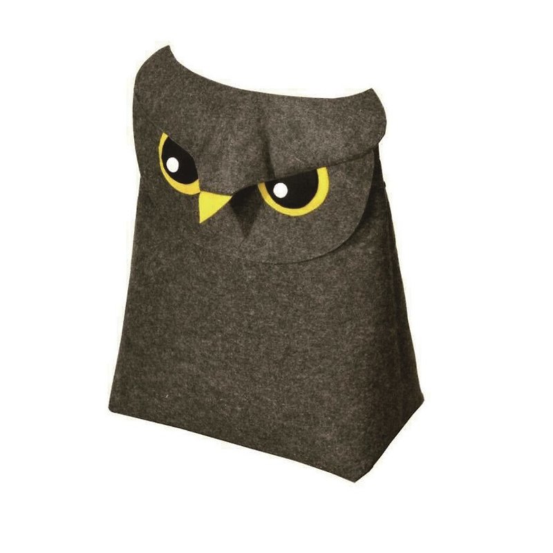 KOMPIS Nordic style animal shape storage bag-Owl toy clothing diaper sundries storage - Storage - Polyester Gray