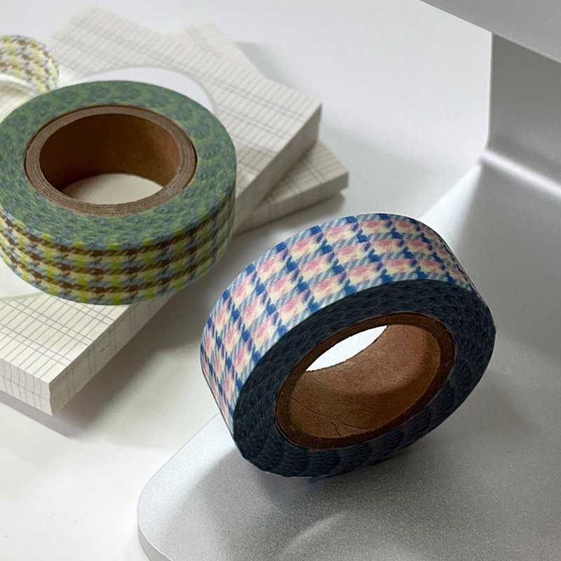 Hound sky blue | Masking Tape - 紙膠帶/和紙/PET - 紙 多色