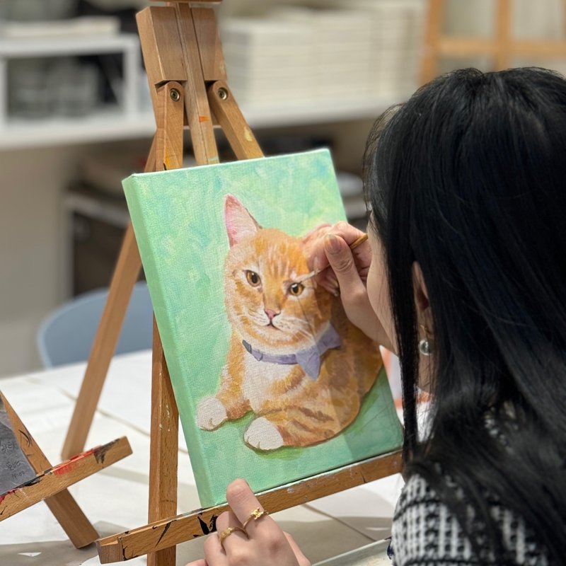 Pet themed canvas/ Acrylic/2 sizes to choose from - วาดภาพ/ศิลปะการเขียน - อะคริลิค 