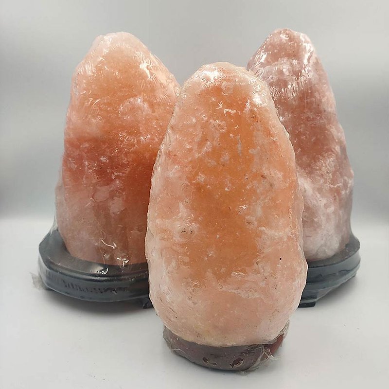 Himalayas Top Rose Salt Lamp-A total of 8 Feng Shui Lucky Ornaments - Items for Display - Other Materials Orange