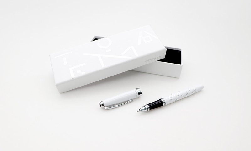 桃園市立美術館-鋼筆式圓珠筆 - 其他書寫用具 - 其他金屬 白色