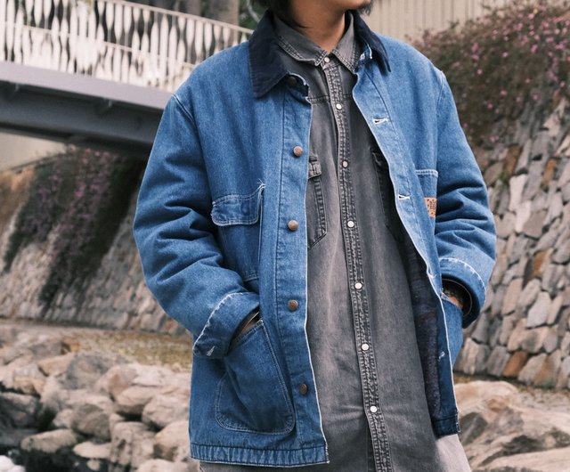 Denim on sale work coat