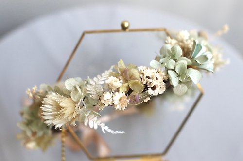 Forest Corolla Hydrangea Bridal Wreath/Customizable