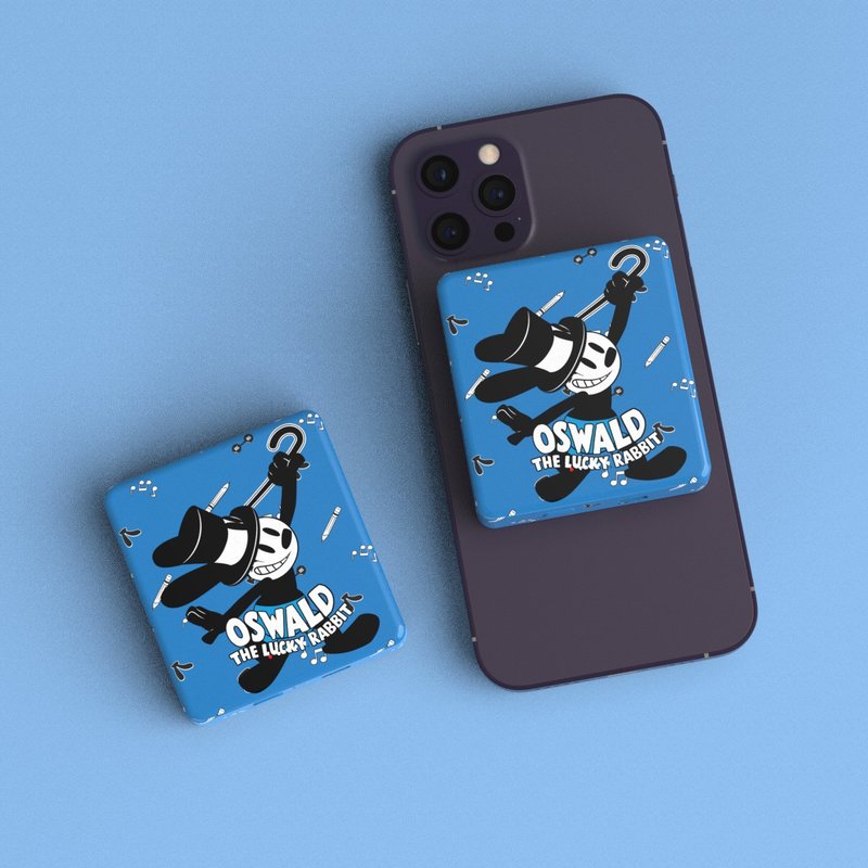 【限量】 迪士尼 8000mAh 磁吸式行動充電 - 幸運兔奧斯華 - 行動電源/充電線 - 塑膠 藍色