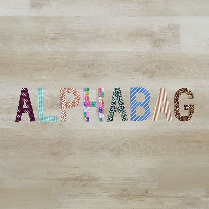 加購商品 - AlphaBAG 英文字母 - 其他 - 棉．麻 多色