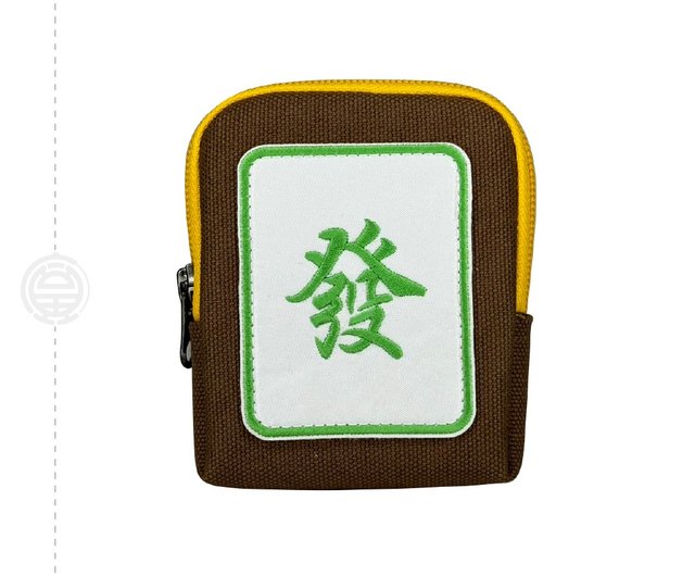 Mahjong Coin Purse 25 0005 Embroidery Shop guangfuhao Coin