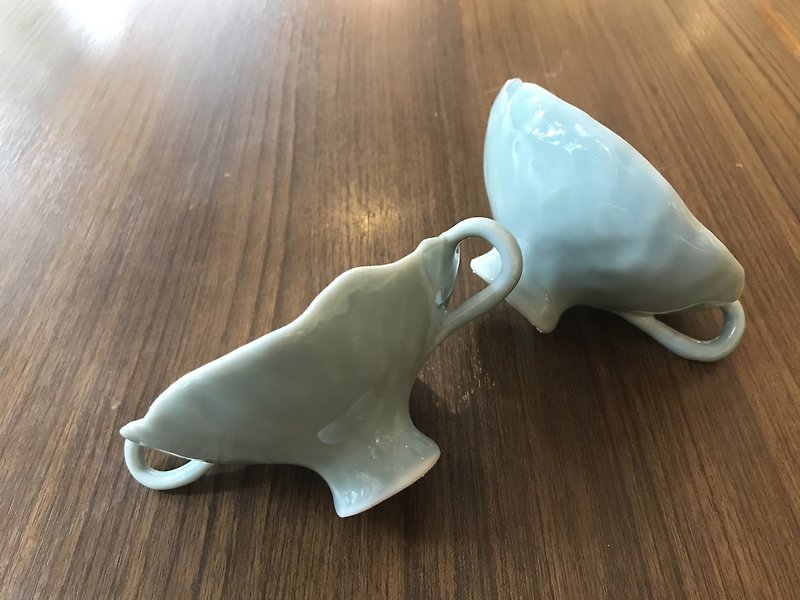 香港手工瓷杯 青系列 Jade Cup Blue and White Ceramics