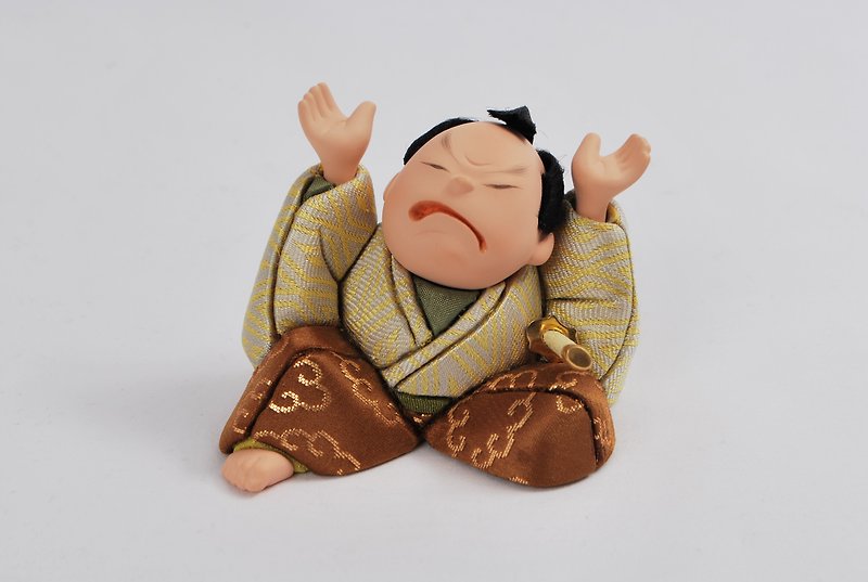 Proverbs Samurai / The strong man under the floor / Kimekomi doll