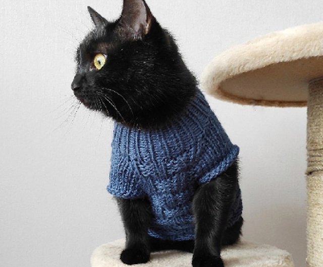 Knit cat sweater Pet jumper Knit pet clothes Sphynx cat sweater
