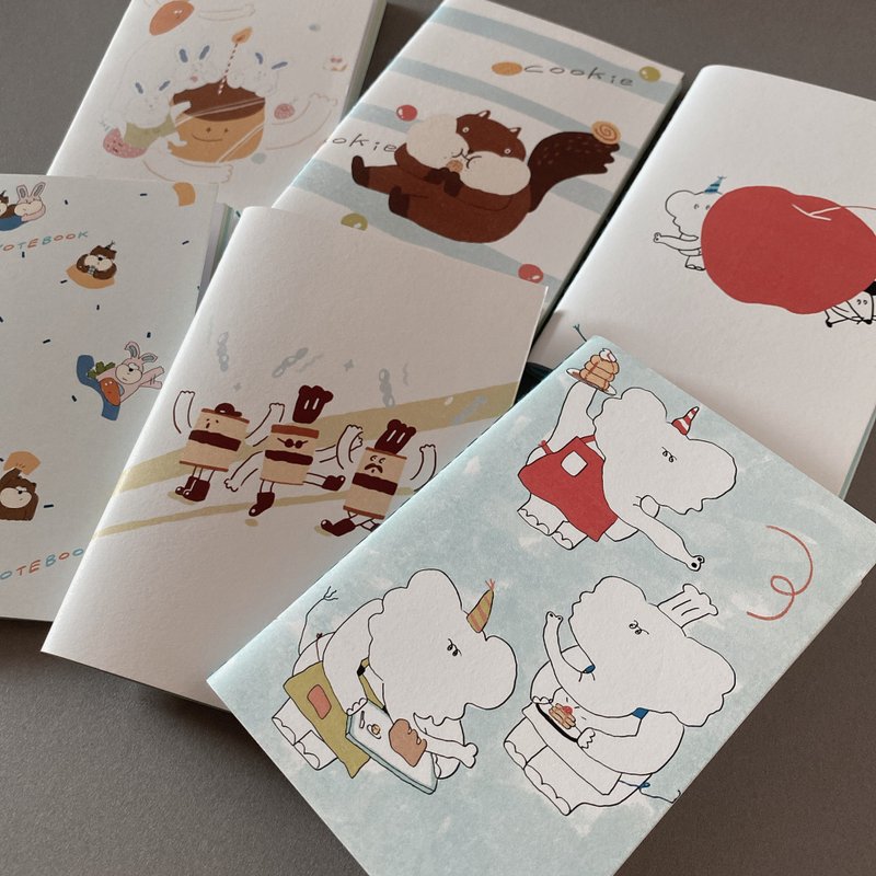 Handmade Notebook - สมุดบันทึก/สมุดปฏิทิน - กระดาษ ขาว