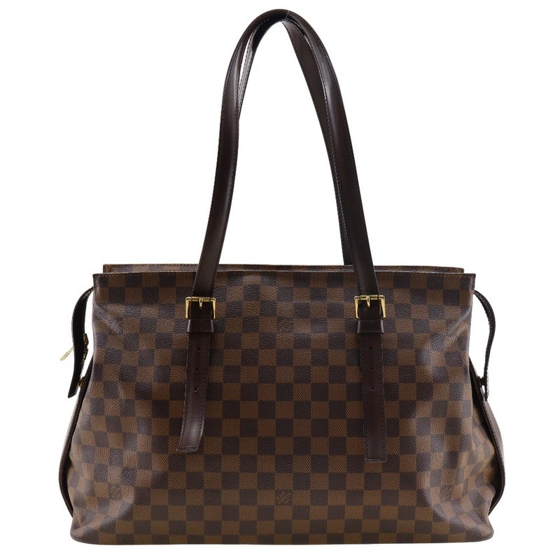 【日本直送】ルイ・ヴィトン LOUIS VUITTON チェルシー ショルダーバッグ N51119 ダミエキャンバス TH0055 ユニセックス【中古】 - 側背包/斜背包 - 人造皮革 咖啡色