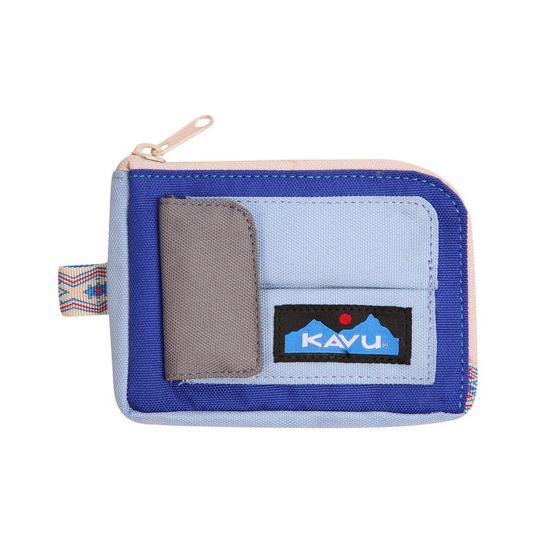 KAVU WOEWODSKI WALLET - กระเป๋าใส่เหรียญ - วัสดุอื่นๆ สีน้ำเงิน