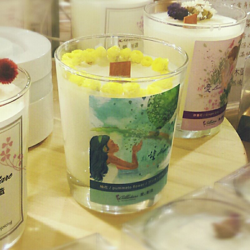 Goody Bag - Dry Floral Fragrance Candles and Sensitive Skin Milk Soap / Handmade Soap - โลชั่น - ไม้ 