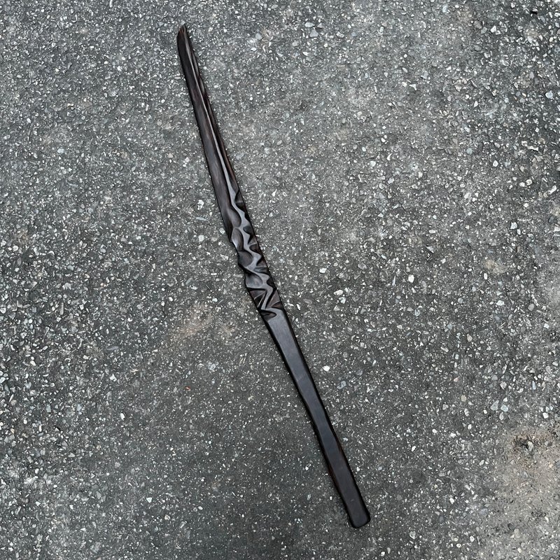 我販劍　黑妖刀　叔寂　手工木劍　藝術木刀　魔劍 - 擺飾/家飾品 - 木頭 黑色