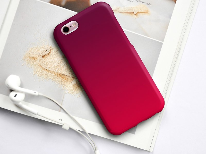 赤い勾配電話ケース - タブレット・PCケース - プラスチック レッド