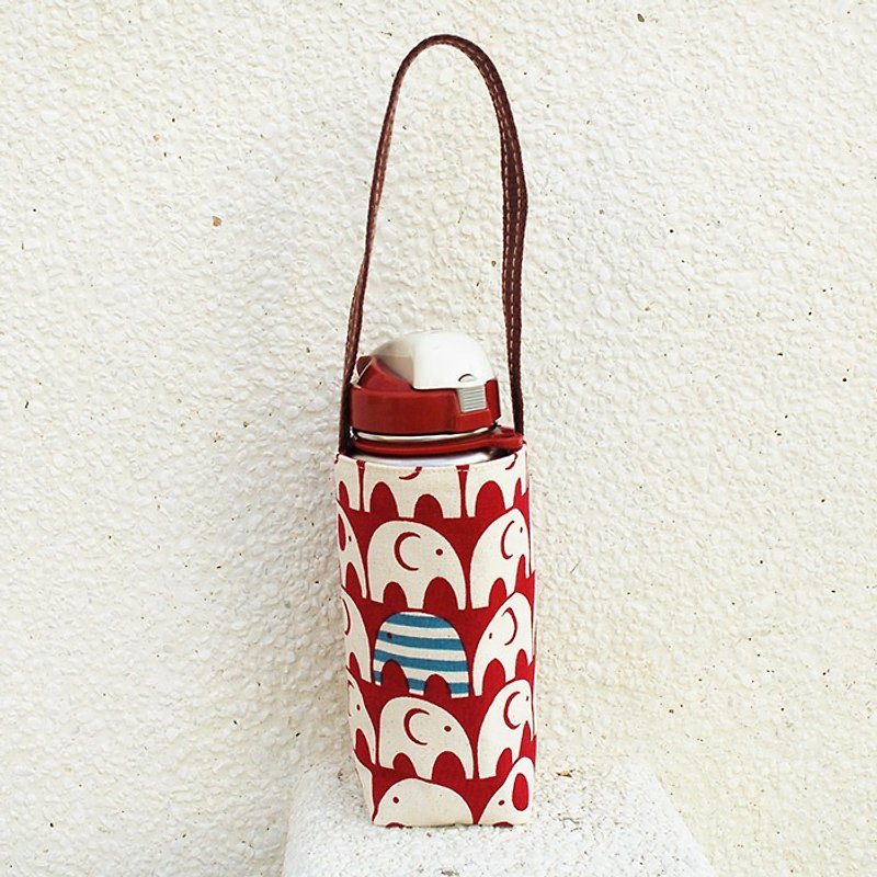 Like turning left like right turn the kettle bag - Beverage Holders & Bags - Cotton & Hemp Red