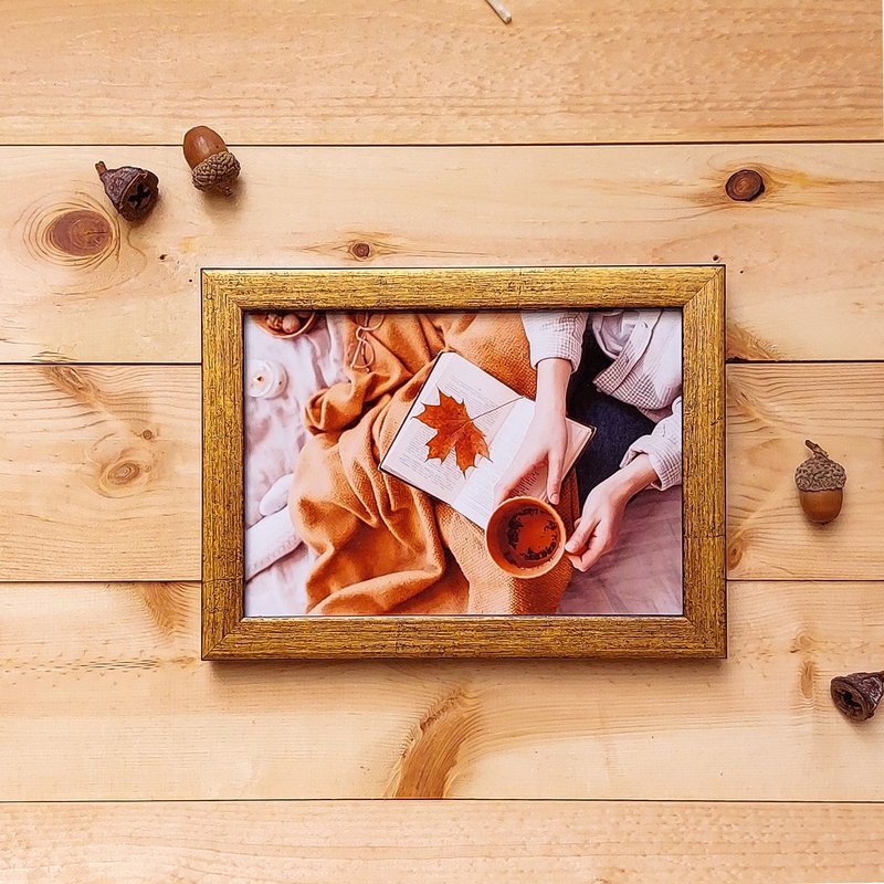 =Vol. Discount=5x7 Relic Gold Picture Frame,Satin Sheen, Tabletop - กรอบรูป - ไม้ สีทอง