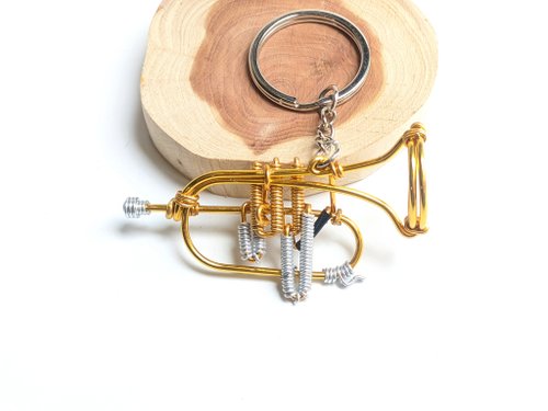 Wire Lover情鋁線藝術工作室 Wire lover 臺灣手作鋁線職人 Flugelhorn 鋁線樂器 富魯閣號