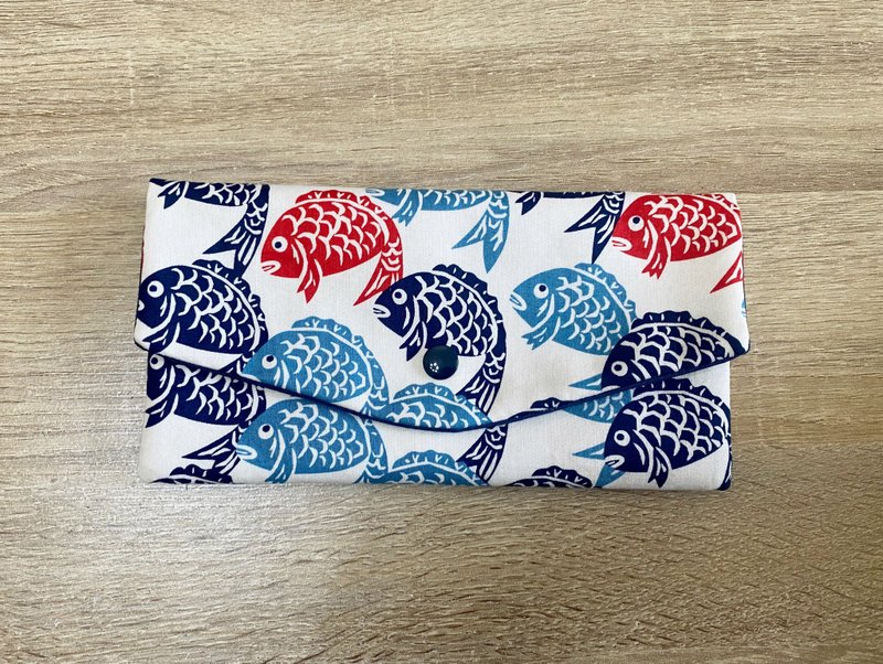 有魚 紅包袋  口罩收納袋  存摺包   多功能小包 可愛獨家款 - 紅包袋/春聯 - 棉．麻 