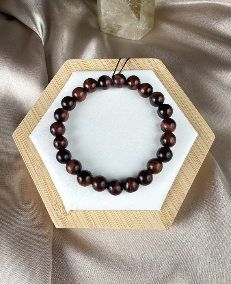 紅虎眼 水晶手鍊 提升自信勇氣行動力 活力 能量 禮物 送禮 療癒 - 手鍊/手環 - 水晶 紅色