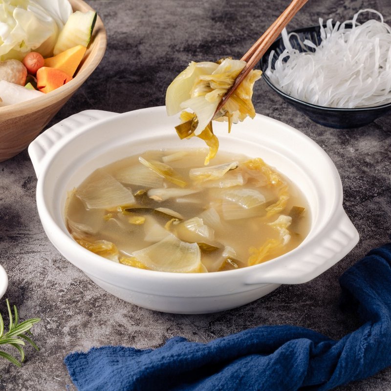 【快速出貨】香草豬 老鄉酸白菜鍋800g 100%無人工添加、火鍋湯底 - 料理包/調理包 - 其他材質 