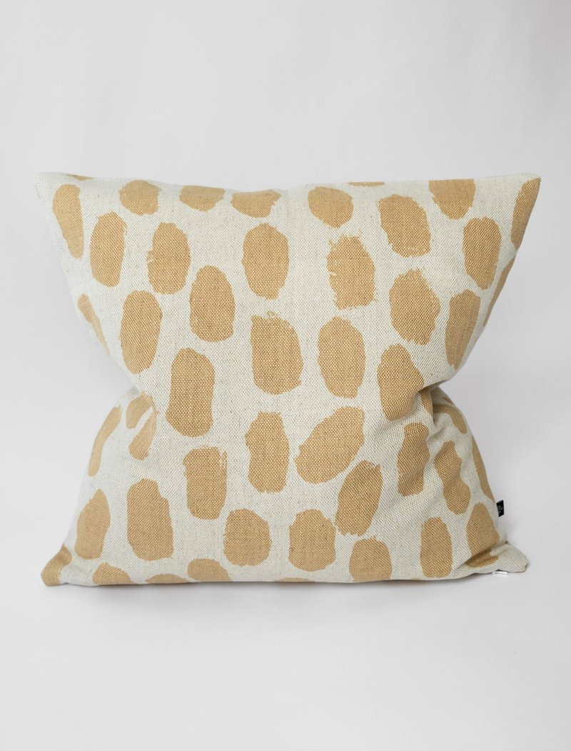 Nordic designer model - pillowcase DOTS, SAND - หมอน - ผ้าฝ้าย/ผ้าลินิน สีกากี
